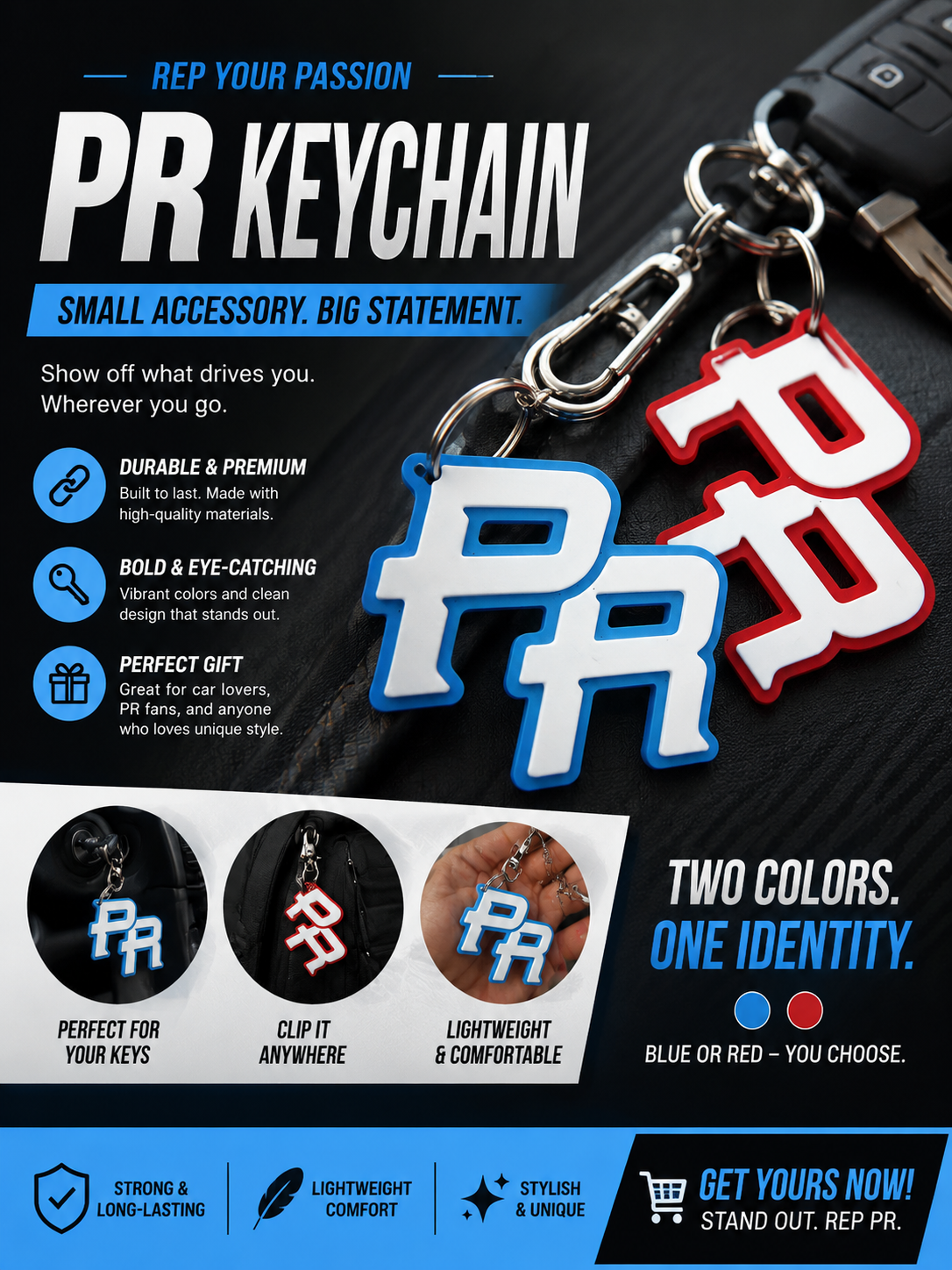 Puerto Rico Keychain