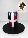 Dominican Republic Flag Conga Can Koozie