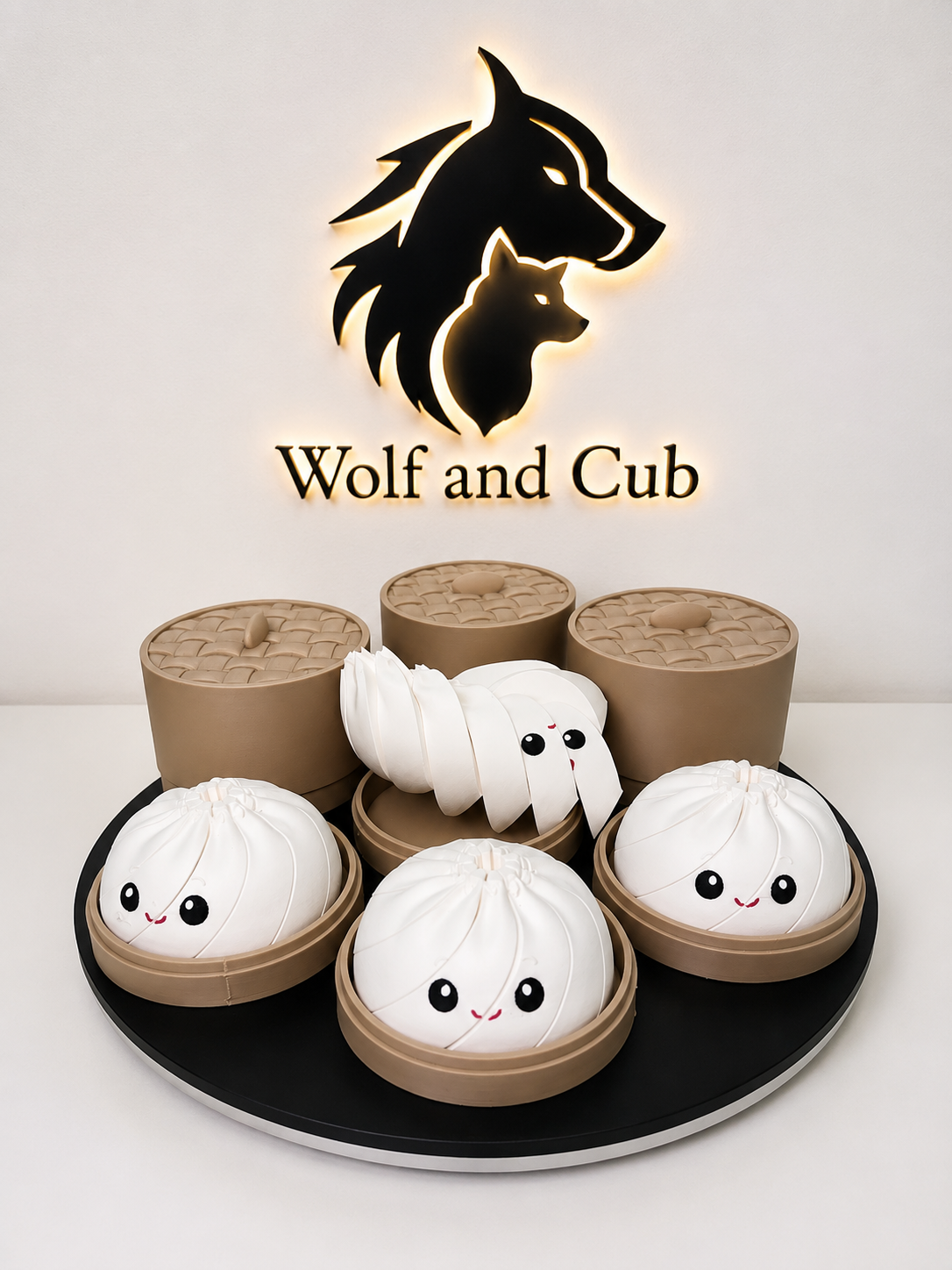 Cute Articulated Dumpling Fidget Toy – Adorable Flexi Desk Buddy – 3D Printed Collectible Gift